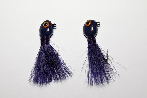 Walleye Hair Jigs with Matching Bucktail, (7) Sizes, (11) Colors, (4) Per Pack - Picture 11 of 20