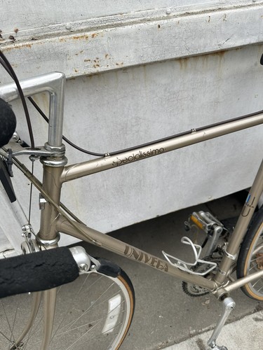 Univega Specialissima Vintage Touring Bike Chromoly Rack Grt Condition Tan 58 Cm - Picture 7 of 7