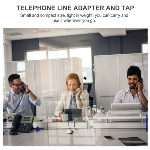 2 PCS Telefongräber Festnetzkonverter Adapter Für Festnetztelefon - Afbeelding 11 van 12