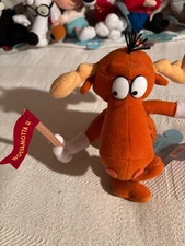Bullwinkle J. Moose Wossamotta U. Plush 10" Vintage Stuffins CVS w/Tag