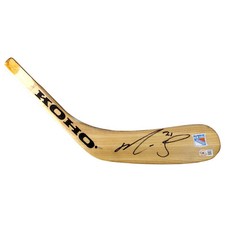 Ryan Reaves Auto Hockey Stick Blade New York Rangers Signed Memorabilia Beckett