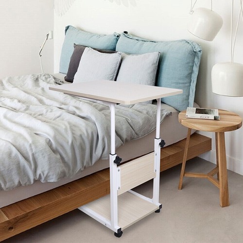 Beistelltisch Bett Laptoptisch Computertisch H henverstellbar mit Rollen Neu - Bild 2 von 8