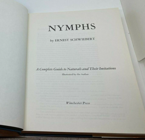 1973 1st Edition "NYMPHS: COMPLETE GUIDE" by Ernest Schwiebert Fishing - Imagen 7 de 12