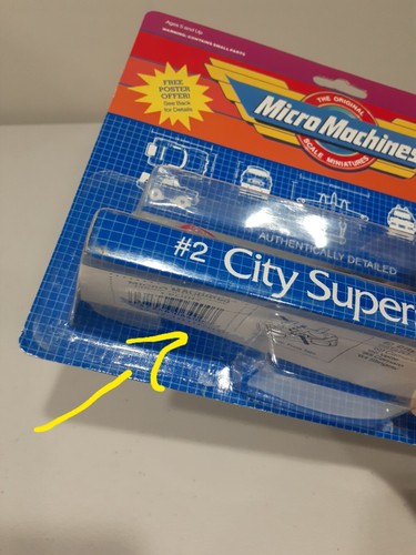 Micro Machines #2 City Supers Collection Galoob Vintage Cars #6400 New - Picture 19 of 20