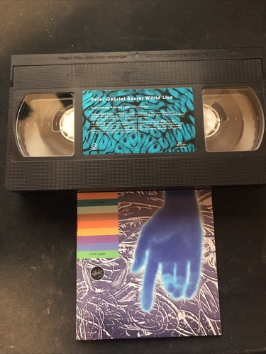 PETER GABRIEL-SECRET WORLD LIVE-VHS TAPE (Good condition) - Bild 4 von 4