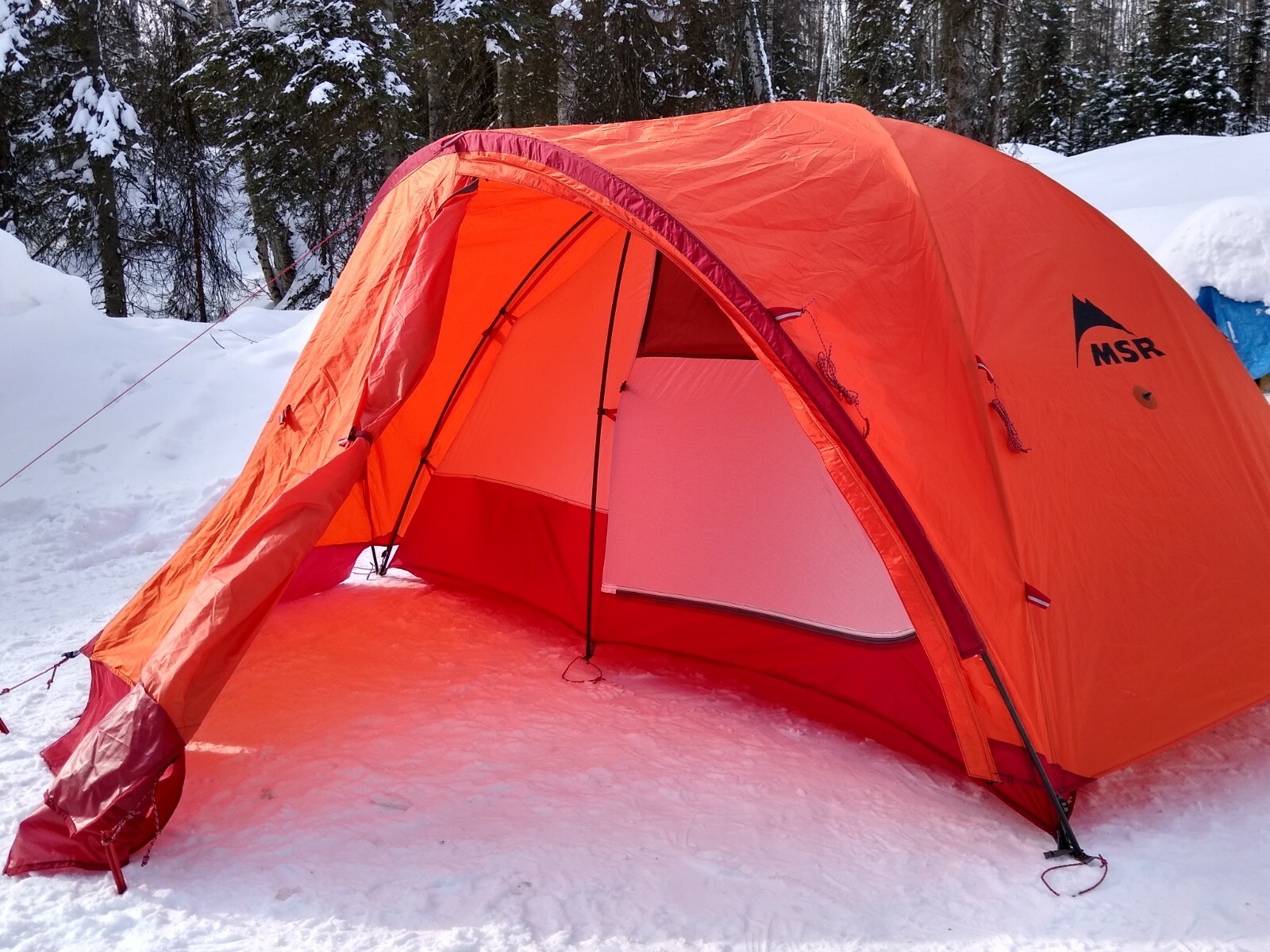 MSR Remote 2 two person, 4-season, winter tent, snowshoeing, alpine