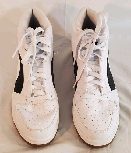 Puma Rebound Lay Up High Herren 11,5 Sneaker Schuhe Freizeit Weiß