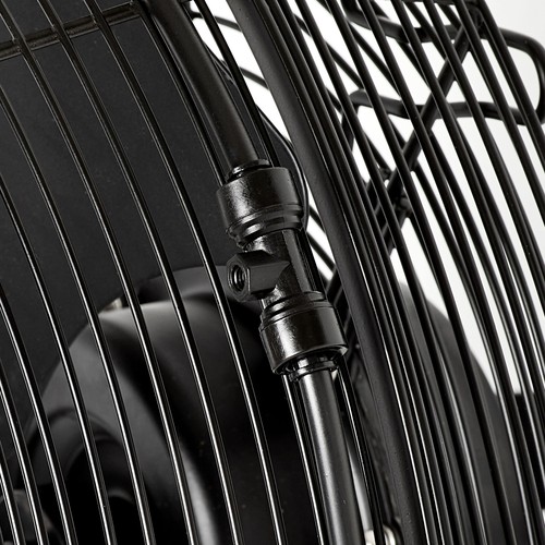 Hyper Tough 14 Inch Outdoor Wall Fan with Misting Kit 3 Blades, Black Adjustable - Picture 5 of 7