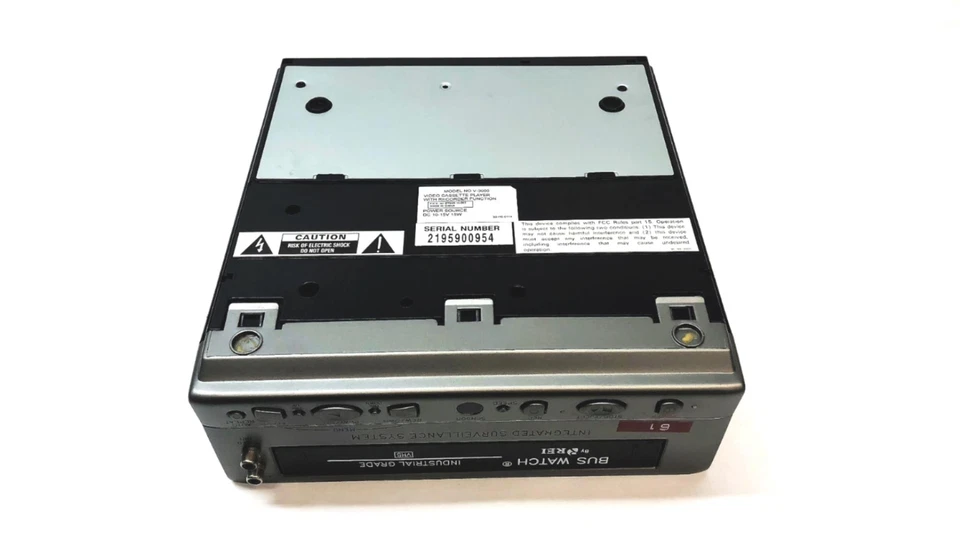 REI Bus Watch Industrial Grade Integrated Surveillance VHS System V-3000 USED - Image 4 of 4