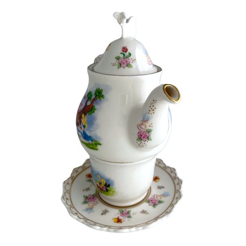 Alice In Wonderland Disney Parks Exclusive Authentic Teapot & Teacup Set Rare - Picture 2 of 12