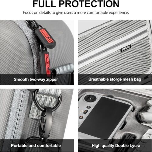 For DJI Mini 4 Pro/Mini 3 Pro Carrying Case RC2/RC Storage Bag Shoulder Bag - Picture 8 of 11