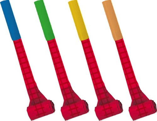 Clickety-Clack Train Blowouts 8 Stück