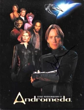 Kevin Sorbo autographed autograph signed Andromeda 8x11 promotional cast photo
