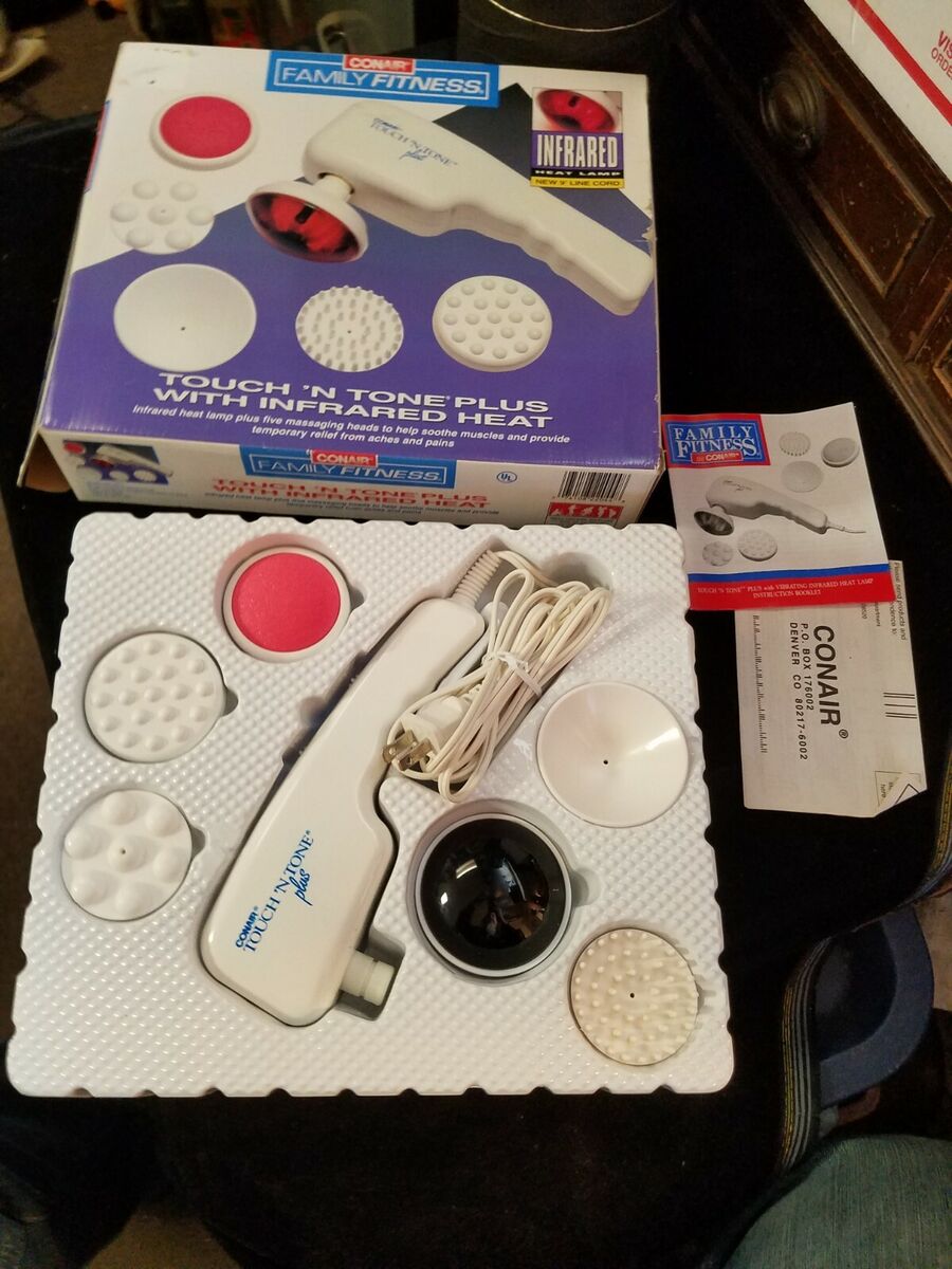 Conair Family Fitness Touch n Tone Plus Massager with Infrared Heat in Box