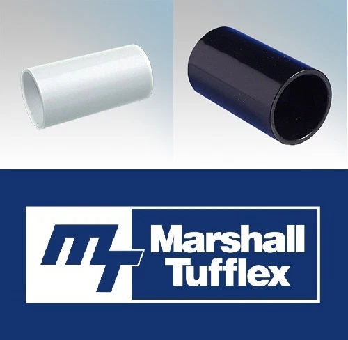 Cable de calibre pesado para conducto Marshall Tufflex 20 mm/25 mm negro blanco - Imagen 1 de 3