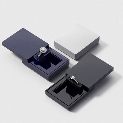 Monolix Slim Ring Box Pocket Size For Proposal Engagement Wedding Thin Case Maxi Ebay