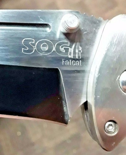 Sog Fat Cat Messer Seki-Japan VG-10 Ti-Ni Discontinued Factory Edge - Bild 6 von 7