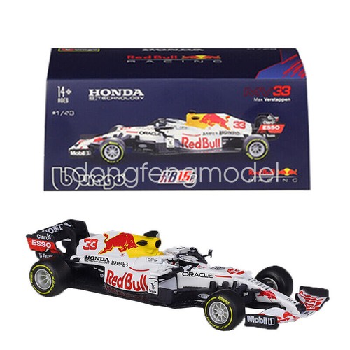 Coche modelo Max Verstappen turco Burago 1:43 2021 #33 F1 Red Bull RB16B 2º - Imagen 2 de 23
