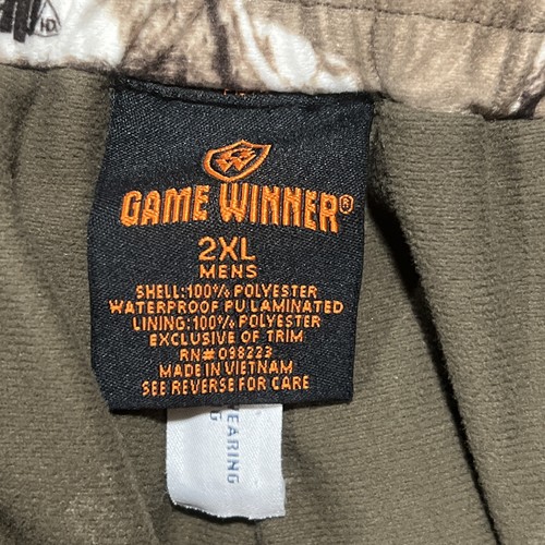 Game Winner Pants Men 2XL Camo Academy Outdoor Lined Real-Tree Hunting Trouser - Picture 12 of 16
