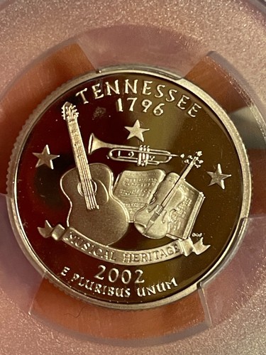 2002-S Tennessee State Label Quarter - PCGS PR70DCAM - Top Grade - Nice!!! - Picture 6 of 24