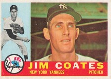 JIM COATES 1960 TOPPS BASEBALL #51
