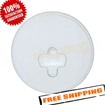 T-H Marine DPCAM-6-2-DP 6'' Polar White Quick Release Cam Lock Deck Plate