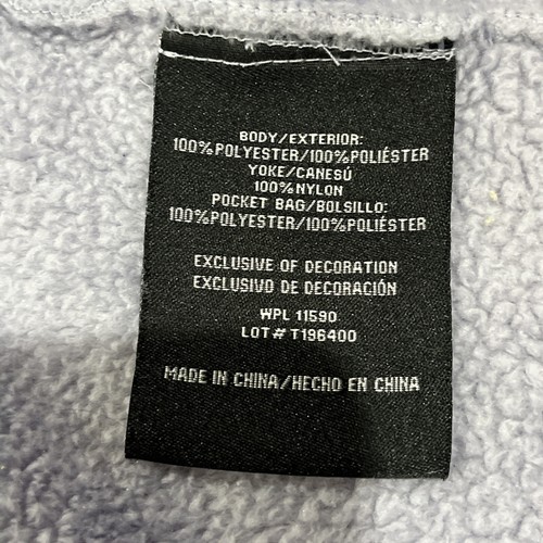 32 DEGREES HEAT GIRL'S L 15/16 PURPLE FAUX VELOUR JACKET COAT POLYESTER - Picture 4 of 6