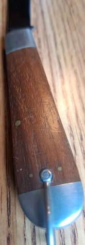 Clean Case XX Whaler Walnut Wood Handle 1199 SH R 2 Dot Folding Pocket Knife USA - Picture 11 of 11