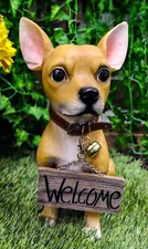 Ebros Gift "You Want Some of This Feisty Chihuahua Dog Statue 12.5" Tall