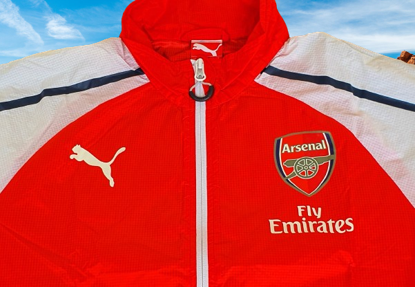 ARSENAL FC 2014-2015 FA CUP CHAMPION ANTHEM PUMA ZIP JACKET