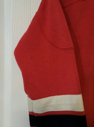Vintage Detroit Red Wings Hoodie Boys Large CCM PRO OKD Pro Hockey Jersey NHL - Picture 20 of 20