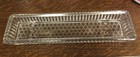 Vintage Glass Oblong  hors doeuvres / nibbles Dish 