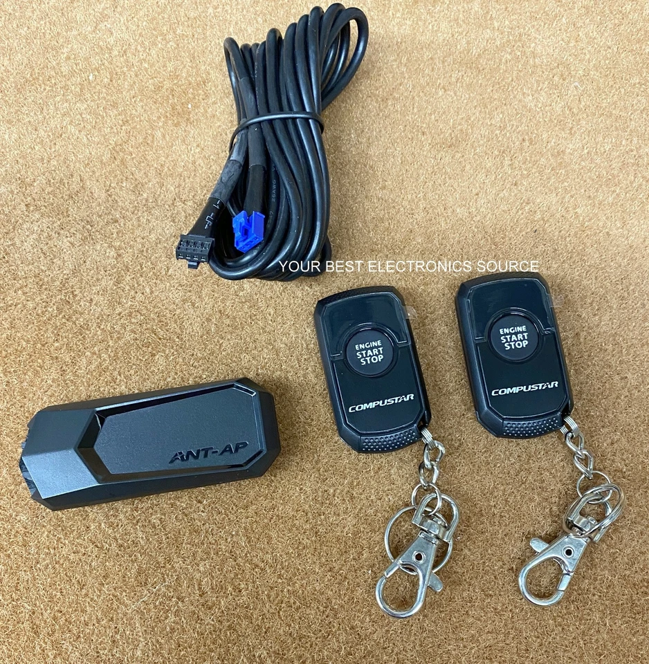 NEW Firstech / Compustar RF-1WR3-AP 1-Way, 1-Button, Remote Start Key-Fob Kit  - Image 2 of 2