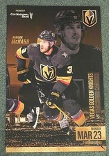 2019-20 BRAYDEN MCNABB VEGAS GOLDEN KNIGHTS POSTER 3/23/20  VANCOUVER