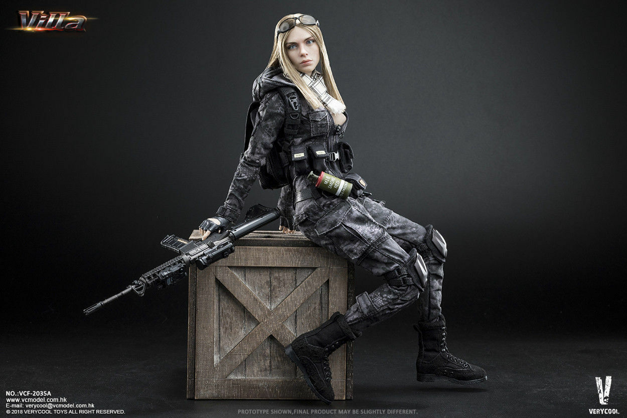 1 6 Phicen VeryCool Python Stripe Camo Villa Sister VCF-2035A Figure Box Set 1 6 Phicen VeryCool Python Stripe Camo Villa Sister VCF-2035A Figure Box Set