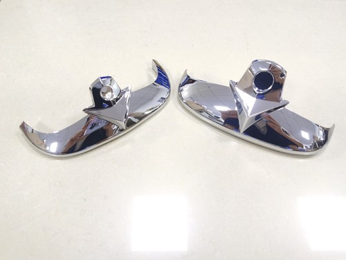 Chrome Front Rear Fender Tip Set Fit For Harley Heritage Springer FLSTS 1997-UP - Picture 7 of 7