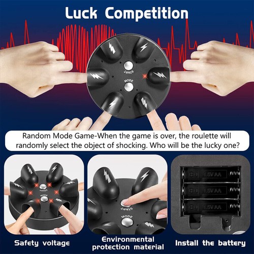 Interesting Electric Shock Finger Game Machine Shocking Roulette Lie Detecto - Bild 6 von 8