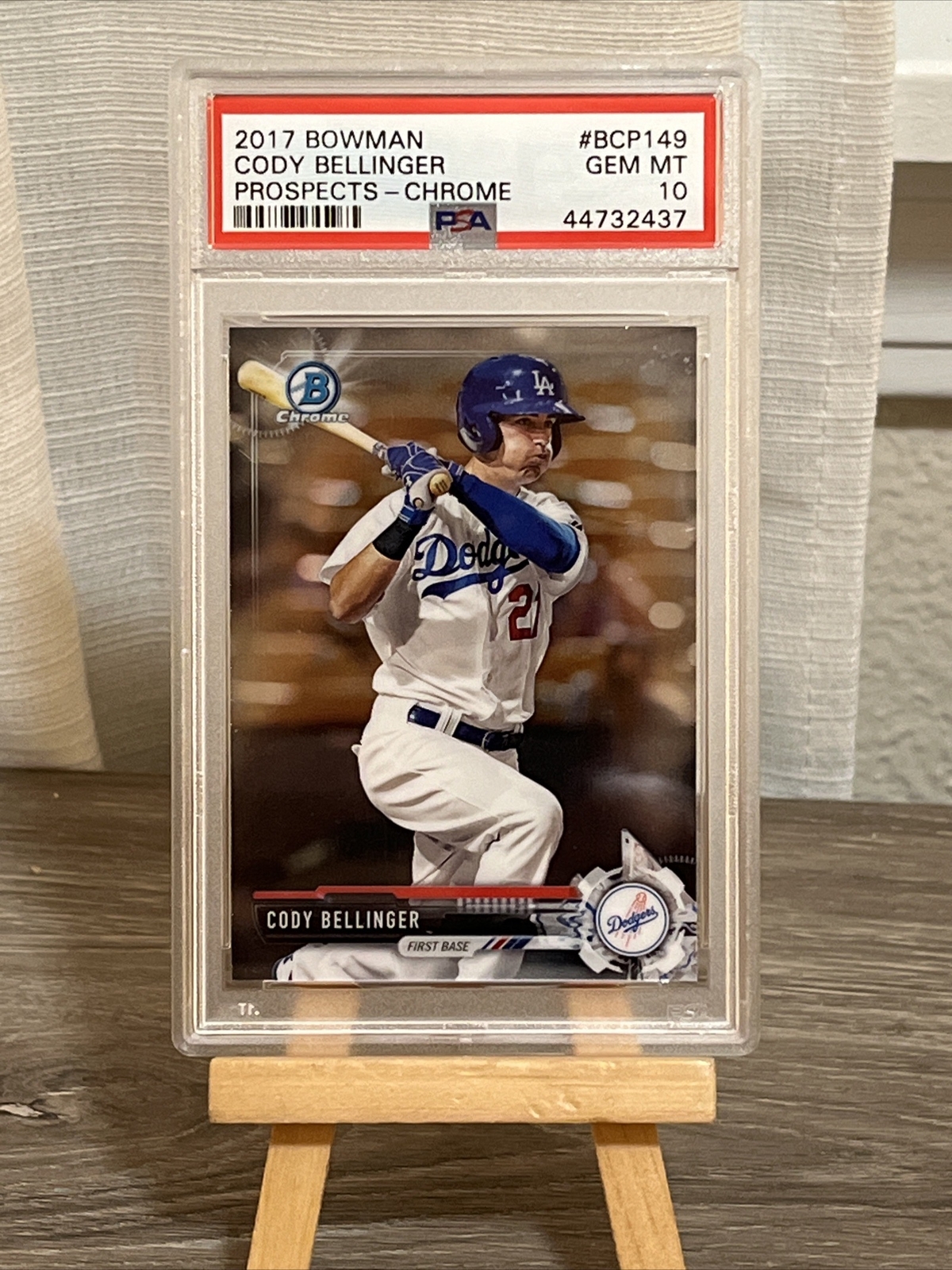 2017 Bowman Chrome #BCP149 Cody Bellinger RC PSA 10