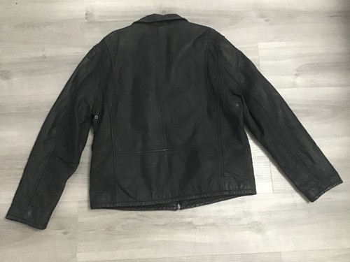 Vintage Levi's Leather Jacket - Black - Size L (p2p 23'') - Picture 3 of 8