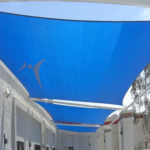Outdoor Sun Shade Sail Rectangle Yard Pool Canopy Shelter Cover w/ Steel Wire - Picture 23 of 68