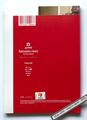 ASTRO autumnstory 赤 新品未開封 ASTRO Autumn Story A Ver. 3rd Mini Album CD Photocards