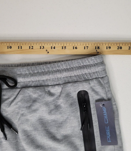 Pantaloncini Pure Champ taglia XXL NUOVI CON ETICHETTE maglia spessa cuciture interne tasche con cerniera - Foto 2 di 8
