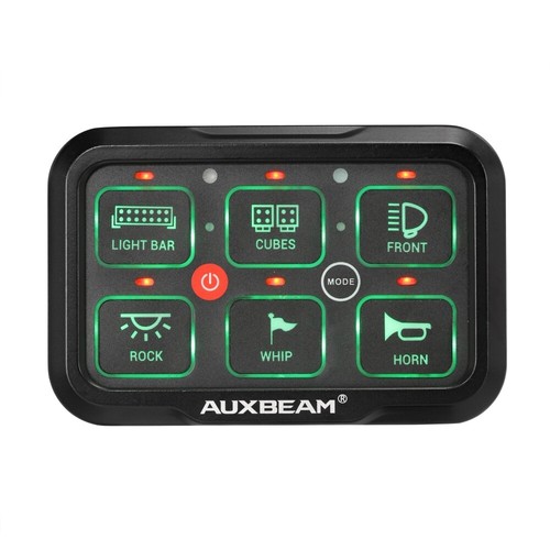 AUXBEAM New 6 Gang Switch Panel RGB Colorful For Jeep Off-road Truck SUV UTV ATV - Picture 7 of 12