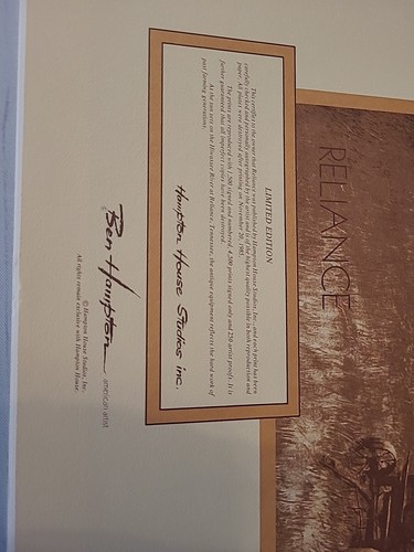 Ben Hampton print signed and numbered 444/1500 RELIANCE - Picture 10 of 21