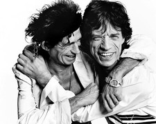 Mick Jagger & Keith Richards 10 - Songwriter (Rolling Stones) 8X10 Photo Reprint