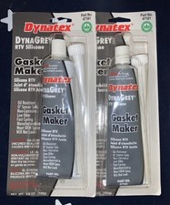 2 X DYNATEX 47181 DYNAGREY RTV SILICONE Gasket Maker GREY