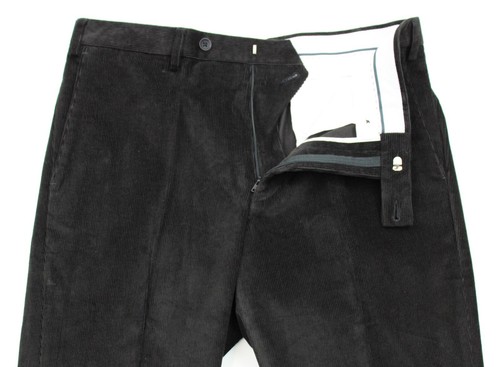 The Men's Store Bloomingdale's Dress Pants 38 R Dark Brown Corduroy Unhemmed NWT - Picture 3 of 7