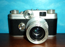 Argus C-44 Camera w/Coated Cintagon f/2.8 50mm Lens-