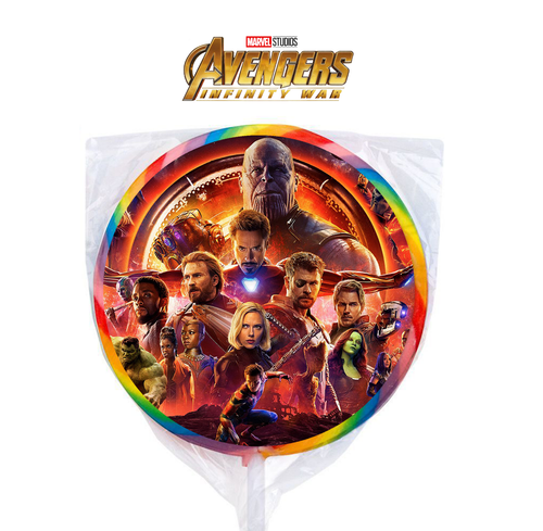 24 Avengers Infinity War Movie Marvel 1.67" Sticker Label for Bag Party Favor - Bild 1 von 2