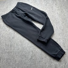 Nike Joggers Men L Black Fleece Tapered Cuffed Sweatpants 29" 826431 b142